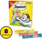 Temptations Creamy Puree Adult Lickable Cat Treats with Chicken & Salmon & Tuna Variety Pack, 24 Pouches, 288g - Image 3