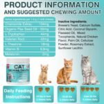 Cat Calming Treats, 140 Soft Chews to Relieve Anxiety, Stress & Prevent Bites, Perfect for Travel & Veterinary Visits, Soothing Calming Care for Indoor Cats Chicken Flavor 7.41 OZ - Image 7