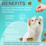 Cat Calming Treats, 140 Soft Chews to Relieve Anxiety, Stress & Prevent Bites, Perfect for Travel & Veterinary Visits, Soothing Calming Care for Indoor Cats Chicken Flavor 7.41 OZ - Image 8