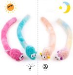 Chiwava 4 Packs 15 Inch Long Soft Plush Cat Toys Mice with Bell Rustle Sound Small Mouse Activity Interactive Toy - Image 4