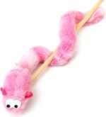 Chiwava 4 Packs 15 Inch Long Soft Plush Cat Toys Mice with Bell Rustle Sound Small Mouse Activity Interactive Toy - Image 8