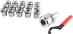 Accusize Industrial Tools Cat40 Shank and 15 Pc Er40 Collet Set with Wrench in Fitted Strong Box, 1/8 to 1 inch, Ct40-Er40 - Image 5