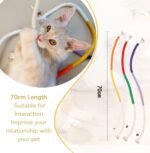 3-Pack Bent Cat Rope Toy, Pet Chew Toys, Interactive Tease Toys for Cats and Kittens, Bite-Proof Playthings, Cotton Rope Kitten Toys for Dental Care and Stress Relief, Pet Supplies - Image 6