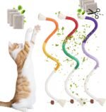 3-Pack Bent Cat Rope Toy, Pet Chew Toys, Interactive Tease Toys for Cats and Kittens, Bite-Proof Playthings, Cotton Rope Kitten Toys for Dental Care and Stress Relief, Pet Supplies - Image 10