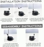 Cat Wand, Suction Cup Cat Toy 35in Flexible Steel Wand with Stand & DIY Refill Head 2-in-1 Hands-Free & Handheld Fun Teaser Toy for Indoor Home - Image 7