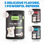 Flea and Tick Prevention Chewables for Dogs - 150 Chews - Flea & Tick Control - Duck Flavor - US-Made - Image 8