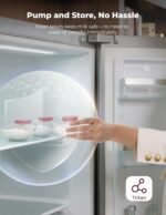 Momcozy Breast Pump Hands Free Upgraded Mobile Flow | M9, App Discreet Control with Personalized Multi-Modes & 15 Levels, Wearable Breast Pump 24mm (Cozy Red, 2 Count) - Image 8