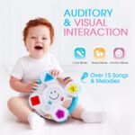 BEST LEARNING My Spin & Learn Steering Wheel - Interactive Educational Toys for 6 to 36 Months Old - Learn Colors, Shapes, Feelings & Music - Baby Boy or Girl Birthday Gift - Image 5