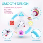 BEST LEARNING My Spin & Learn Steering Wheel - Interactive Educational Toys for 6 to 36 Months Old - Learn Colors, Shapes, Feelings & Music - Baby Boy or Girl Birthday Gift - Image 6