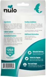 Nulo Freestyle Trainers Dog Treats: Grain Free Dog Training Treats - Healthy Low Calorie Treat Reward Adult Puppy Dogs - Gluten Free Dog Treat Any Size Breed - Salmon Recipe - 4 oz Bag - Image 8