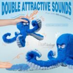 LEGEND SANDY Tough Dog Toys, Stuffed Chew Large Dog Toys to Keep Them Busy, Interactive Squeaky Tug of War Doggie Toy, Crinkle Blue Octopus - Image 3