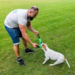 K9 Dog Bite Tug Toy with 2 Strong Handles - Made of Durable & Tear-Resistant French Linen - Perfect for Tug of War, Fetch & Puppy Training - Ideal for Medium to Large Breeds - Image 7