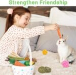 22-Pack Natural Bunny Chew Toys, Boredom Breakers for Rabbit, Hamster, Guinea Pig & Chinchilla, Apple Wood Timothy Hay Sticks for Small Animal Teething - Image 7