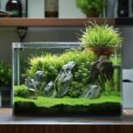 3 Gallon Glass Fish Tank, Easy to Maintain Small Aquarium for Betta/Goldfish/Snails/Shrimp and Aquatic Planting. - Image 3