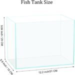 3 Gallon Glass Fish Tank, Easy to Maintain Small Aquarium for Betta/Goldfish/Snails/Shrimp and Aquatic Planting. - Image 4