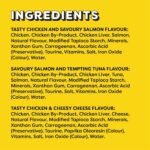 Temptations Lickable Spoons Adult Cat Treats Chicken & Salmon, Salmon & Tuna, Chicken & Cheese Flavours Variety Pack, (24) 10g Spoons - Image 10