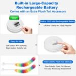 Interactive Cat Toys for Indoor Cats,[Newly Upgraded] Rechargeable Touch Activated Hide and Seek Kitten Toy with Fluttering - Image 6