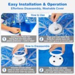 Interactive Cat Toys for Indoor Cats,[Newly Upgraded] Rechargeable Touch Activated Hide and Seek Kitten Toy with Fluttering - Image 7