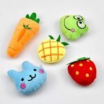 Cat Catnip Toys, 5Pcs Soft Plush Cat Interactive Toys Cat Chewing Pillow Toys Kitten Toys Catnip Teeth Cleaning Toys for Cat Kitten Biting Chewing Kicking and Indoor Interactive - Image 8
