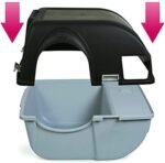 Omega Paw Self Cleaning Cat Litter Box, Roll 'N Clean Litter Box, Large Size for Large Cats and Multiple Cat Households, Brown Color, Model RA20 - Image 6