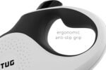 TUG 360° Tangle-Free Retractable Dog Leash for Up to 50 kg Dogs | 5 m Strong Nylon Tape/Ribbon | One-Handed Brake, Pause, Lock (Large, White) - Image 6