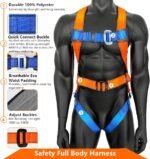Full Body Safety Harness Tool Fall Protection with D-Rings and Waist Belt,Universal Personal Protective Equipment ANSI/ASSE OSHA/ANSI - Image 3