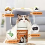 100 Capsules Natural Pet Dewormer for Dogs and Cats, Internal Plant-Based - Image 3