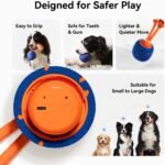 Cheerble Interactive Dog Toys, Wicked Ball Rolly, 3 Mode Automatic Rolling Ball, Motion Activated Dog Stimulation Toy with Rope & Barks Sound, E-TPU Material, Rechargeable for Small to Large Dogs - Image 6