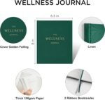 And Per Se Wellness Journal, Undated Daily Wellness Planner to Practice Positive Thinking, Mindfulness & Reflection, 91 Days Self-Care Journal For Women & Men(Forest Green) [hardcover] [hardcover] - Image 3