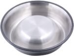 Mlife Stainless Steel Dog Bowl with Rubber Base for Small/Medium/Large Dogs, Pets Feeder Bowl and Water Bowl Perfect Choice (Set of 2) - Image 8