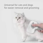 Cat Dog Brush for shedding,Pet Grooming Brush for Cats Dogs Massage,Shedding Brush for Short or Long Hair,Self Cleaning Slicker Brush,Easy to Removes Loose Undercoat, Tangled Hair (grey) - Image 7