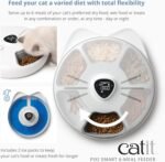 Catit PIXI Smart 6-Meal Feeder – Automatic and Customizable Feeding Schedule with App Support - White - Image 3