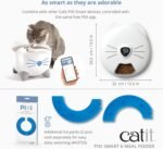 Catit PIXI Smart 6-Meal Feeder – Automatic and Customizable Feeding Schedule with App Support - White - Image 7