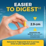 Viva Naturals Triple Strength Omega 3 Fish Oil Supplement - 2500 mg Fish Oil with Re-Esterified Omega-3 Fatty Acids including EPA and DHA for Cognitive Health & Brain Function - 60 Softgels - Image 5