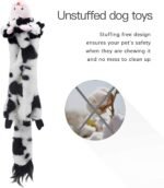 SHARLOVY Dog Squeaky Toys 5 Pack, Pet Crinkle Toy No Stuffing Animals Plush, Dog Chew for Large and Medium, Doggie Teething for Boredom - Image 6