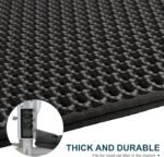 ZuHucpts Large Cat Litter Mat Trapper -120 x 70cmPack of 1 Honeycomb Double Layer Litter Mat -Traps Messes, Easy Clean and Durable, Non Toxic Trapper Rug Suitable for Litter Tray - Image 7