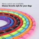 SK Depot® 5ft Extra Strong Heavy Duty Dog Leash Reflective Rope, Durable Metal Clasp Paracord for Large Dogs (Blue, 1 Dog Leash) - Image 8