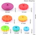 Spinning Stacking Toys-Spin Toys ABS Plastic and Color Rainbow Design,Focus on Children Educational Kids Brain Development Toys Free Family Games for Birthday Gifts - Image 3