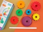 Spinning Stacking Toys-Spin Toys ABS Plastic and Color Rainbow Design,Focus on Children Educational Kids Brain Development Toys Free Family Games for Birthday Gifts - Image 4