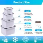 24-Piece Set (12-Pack) Fruit & Food Storage Containers for Fridge with Removable Colanders - Airtight Produce Saver, Organizers, BPA-Free, Freezer/Microwave Safe - Image 5