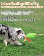 Tug Toy for Dogs, Bungee Tug of War Rope Toys with Squeaky Sound for Small Medium Large Dog, Puppy Training Pull Toy for Exercise & Interactive Play Games - Image 3