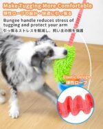 Tug Toy for Dogs, Bungee Tug of War Rope Toys with Squeaky Sound for Small Medium Large Dog, Puppy Training Pull Toy for Exercise & Interactive Play Games - Image 4