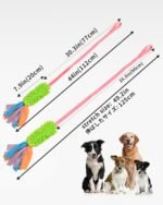 Tug Toy for Dogs, Bungee Tug of War Rope Toys with Squeaky Sound for Small Medium Large Dog, Puppy Training Pull Toy for Exercise & Interactive Play Games - Image 7