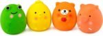 Chiwava 4PCS 2.4'' Squeak Latex Puppy Toy Funny Animal Sets Pet Interactive Play for Small Dog Assorted Color - Image 3