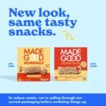 MadeGood Mornings Soft Baked Breakfast Bar, Cinnamon Bun, (30 Count x 30g) Organic and Delicious Snack Bars - Image 4