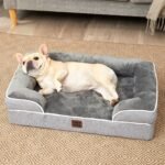 EHEYCIGA Memory Foam Orthopedic Large Dog Bed with Sides, Waterproof Liner Dog Beds for Large Dogs, Non-Slip Bottom and Egg-Crate Foam Large Dog Couch Bed with Washable Removable Cover - Image 9