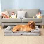 EHEYCIGA Memory Foam Orthopedic Large Dog Bed with Sides, Waterproof Liner Dog Beds for Large Dogs, Non-Slip Bottom and Egg-Crate Foam Large Dog Couch Bed with Washable Removable Cover - Image 10