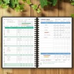 Wellness Planner & Fitness Log - Daily Diet & Health Journal with Weight Loss, Wellness Journal Notebook for Tracking Fitness, Sleep, Nutrition, Meal, Habits, A5(5.8 x 8.6 inch) (Black Silvery) - Image 8