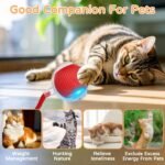 2025 New 3Pack Cat Ball Cat Toys for Indoor Cats Interactive Cat Ball Toy Speedy Tail Cat Toy Ball(Red Grey Green) - Image 9