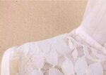 Lace Fake Collars Detachable Dickey Collars with Adjustable Straps for Blouse, Wrist Cuffs (Lace A B+W) - Image 8